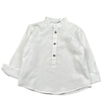 M+E' Camicia Manica Lunga tinta unita Collo Coreano Panna per Neonato UEM0507XN PANNA M+E' 