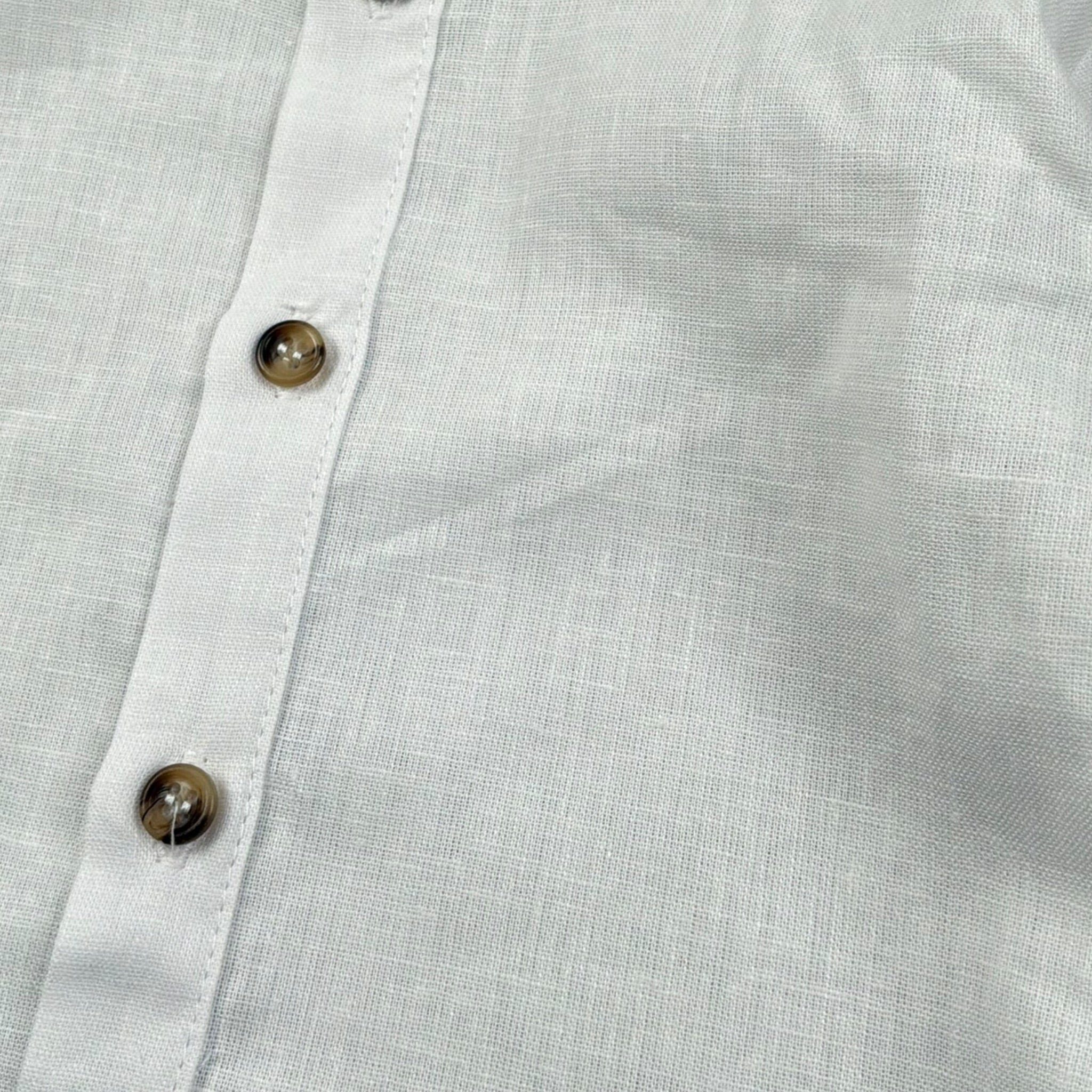 M+E' Camicia Manica Lunga tinta unita Collo Coreano Panna per Neonato UEM0507XN PANNA M+E' 