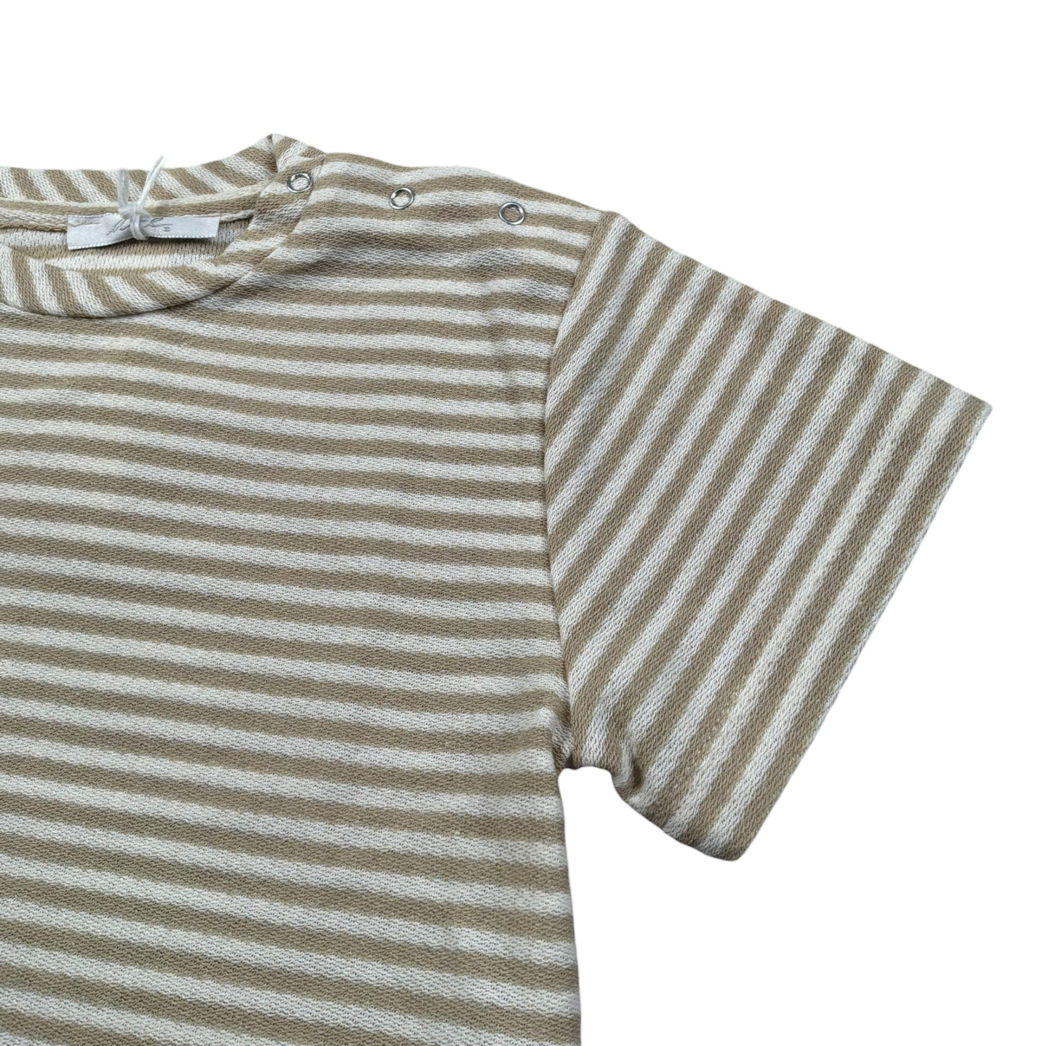 M+E' T-Shirt Fantasia A Irghe Sabbia per Neonato UEM0510N SABBIA M+E' 