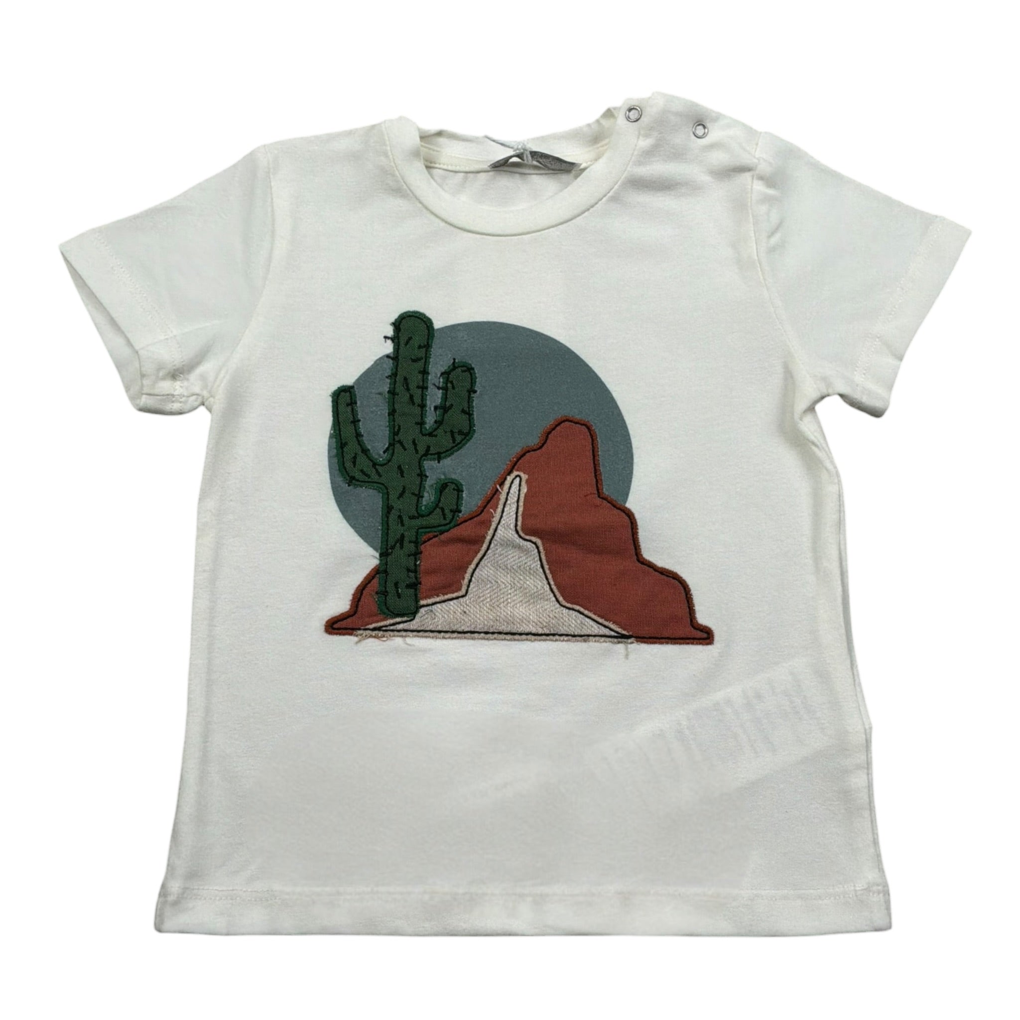 M+E' T-Shirt Girocollo tinta unita Panna per Neonato UEM0516N PANNA M+E' 