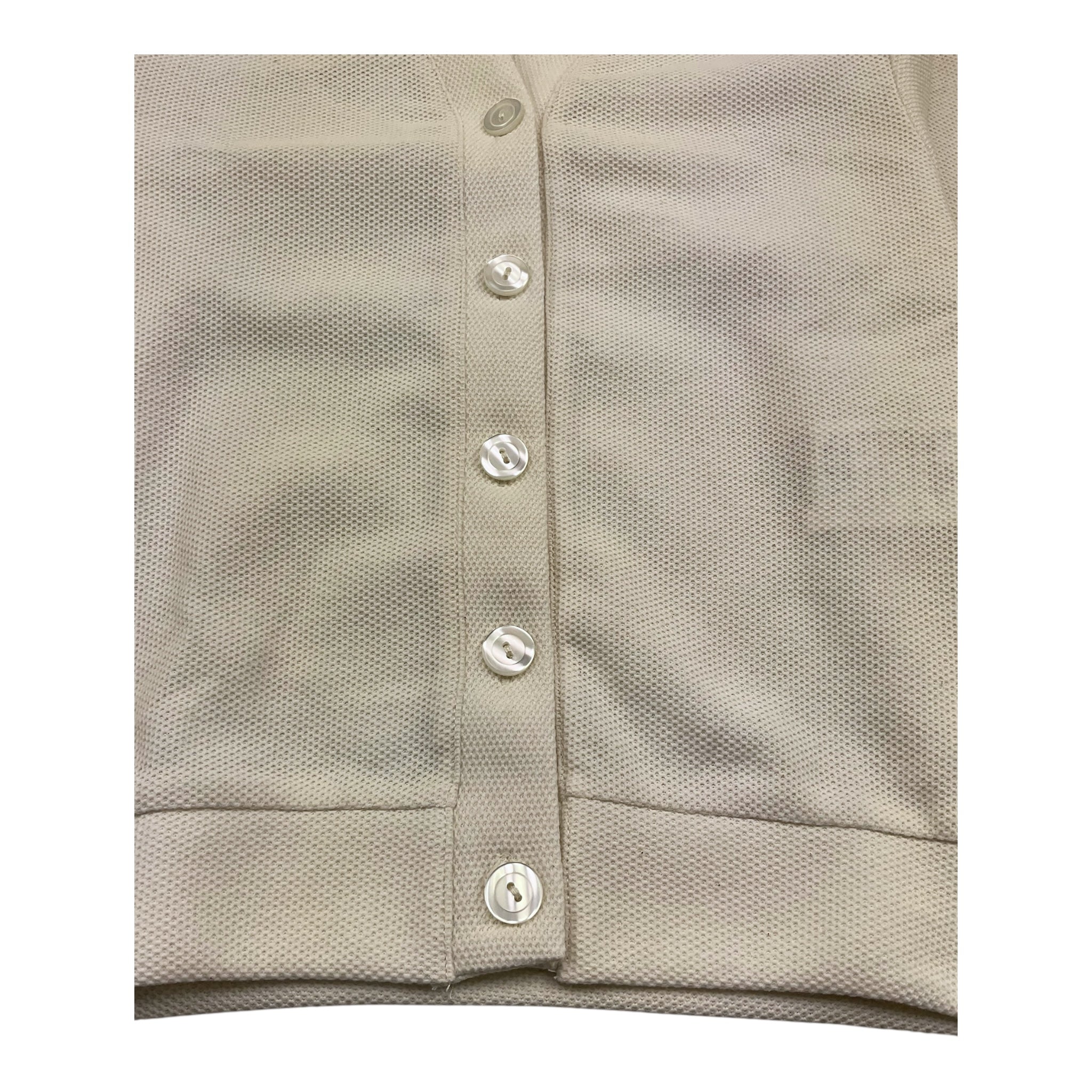 M+E' Cardigan Tinta Unita Scollo A V per Bambino UEM0574 PANNA M+E' 