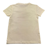 M+E' T-Shirt Girocollo Tinta Unita con Foulard per Bambino UEM0584J PANNA M+E' 