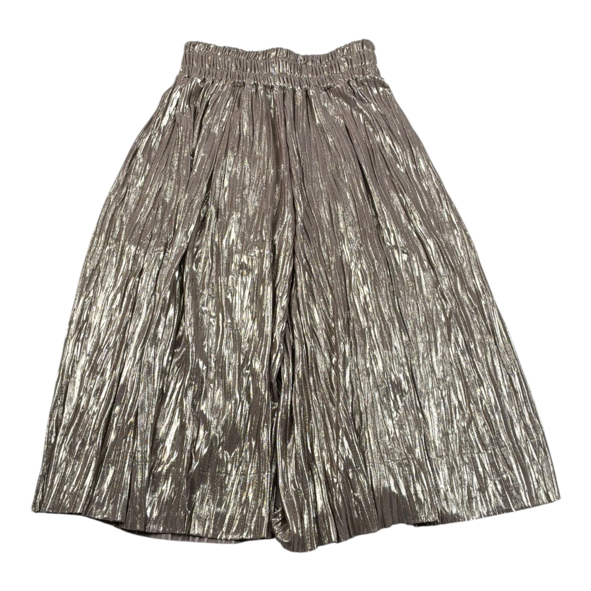 Magil Pantalone Tinta Unita Modello A Palazzo per Bambina FN25175 BRONZO MAGIL 