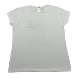 Magil T-Shirt Girocollo tinta unita con Stampa Panna per Neonata FN26070N PANNA MAGIL 