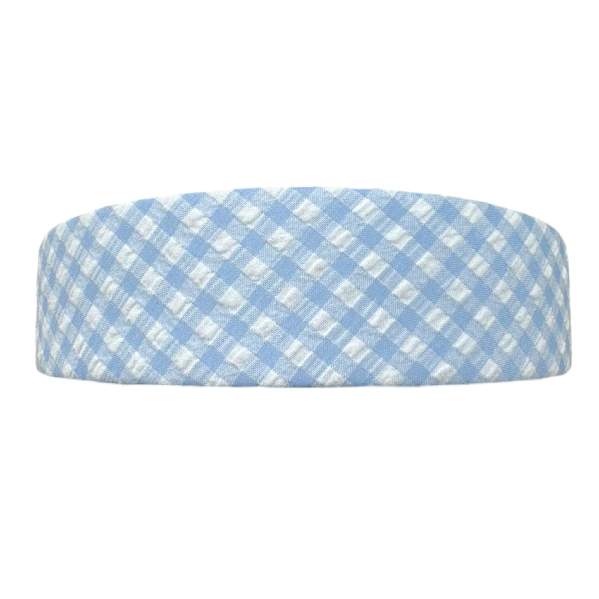 Magil Cerchietto Bicolore con Fantasia A Quadri per Bambina FN29057 BIANCO/AZZURRO MAGIL 