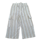 Magil Pantalone Bicolore Fantasia A Righe per Bambina HM25001 BIANCO/BEIGE MAGIL 