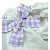 Magil camicia Tinta Unita con Fiocchi per Bambina HN21157 BIANCO MAGIL 