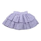 Magil Gonna Bicolore con Fantasia A Quadri per Bambina HN24134 BIANCO/LILLA MAGIL 