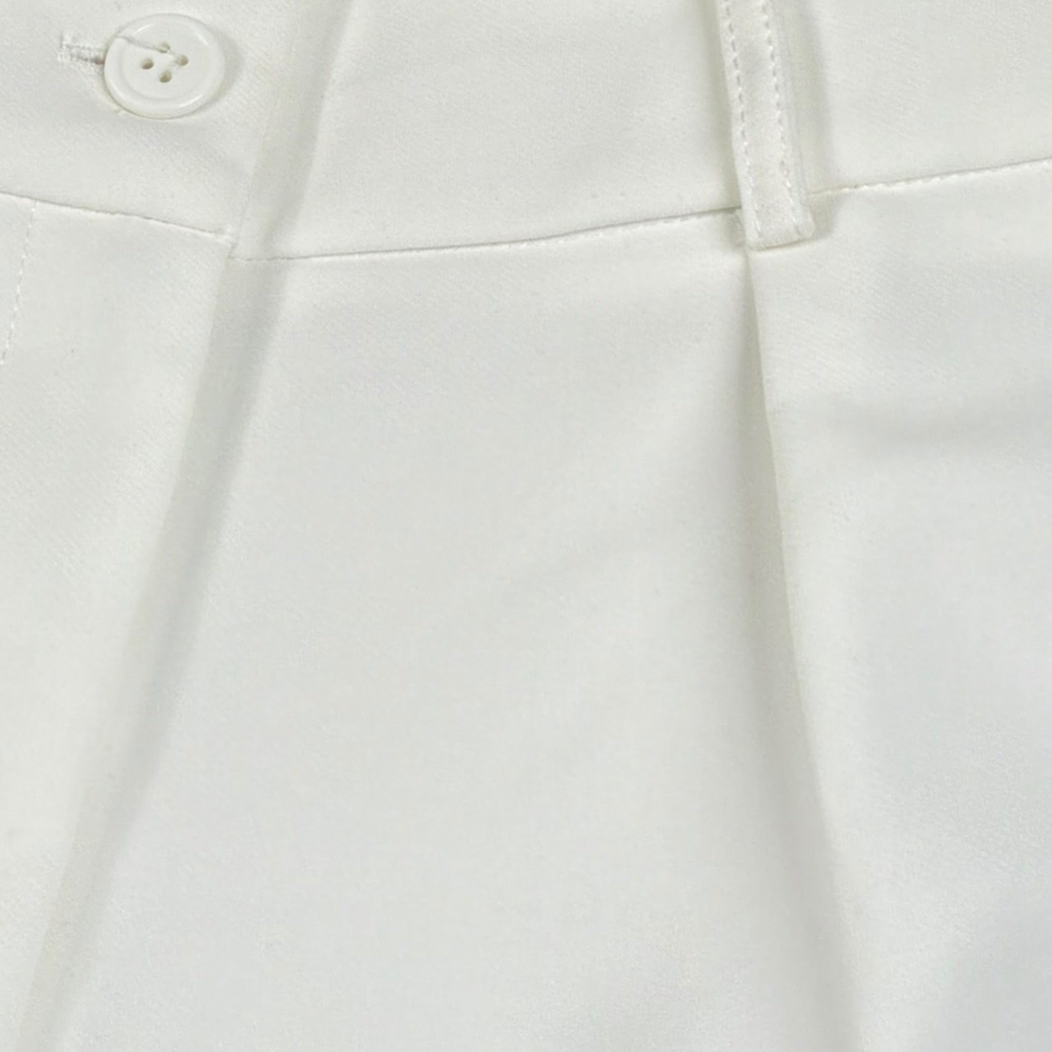 Magil Pantalone Tinta Unita Modello A Palazzo per Bambina HN25037 BIANCO MAGIL 