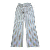Mai'S Kids Pantalone Tinta Unita con Fantasia A Righe per Bambino 2504 BIANCO MAI'S KIDS 