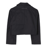 Maison Margiela Giacca Tinta Unita Modello Crop per Bambina M60729M NERO MAISON MARGIELA 