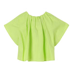 Maison Margiela Camicia Tinta Unita per Bambina M60760 VERDE MAISON MARGIELA 