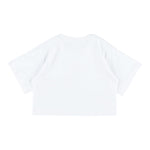 Maison Margiela T-Shirt Girocollo Tinta Unita con Stampa per Bambina M60806M BIANCO MAISON MARGIELA 