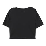 Maison Margiela T-Shirt Girocollo Tinta Unita con Stampa per Bambina M60806M NERO MAISON MARGIELA 