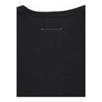 Maison Margiela T-Shirt Girocollo Tinta Unita con Stampa per Bambina M60806M NERO MAISON MARGIELA 