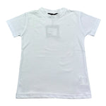 Make T-Shirt Girocollo Tinta Unita per Bambino 101BJ BIANCO MAKE 