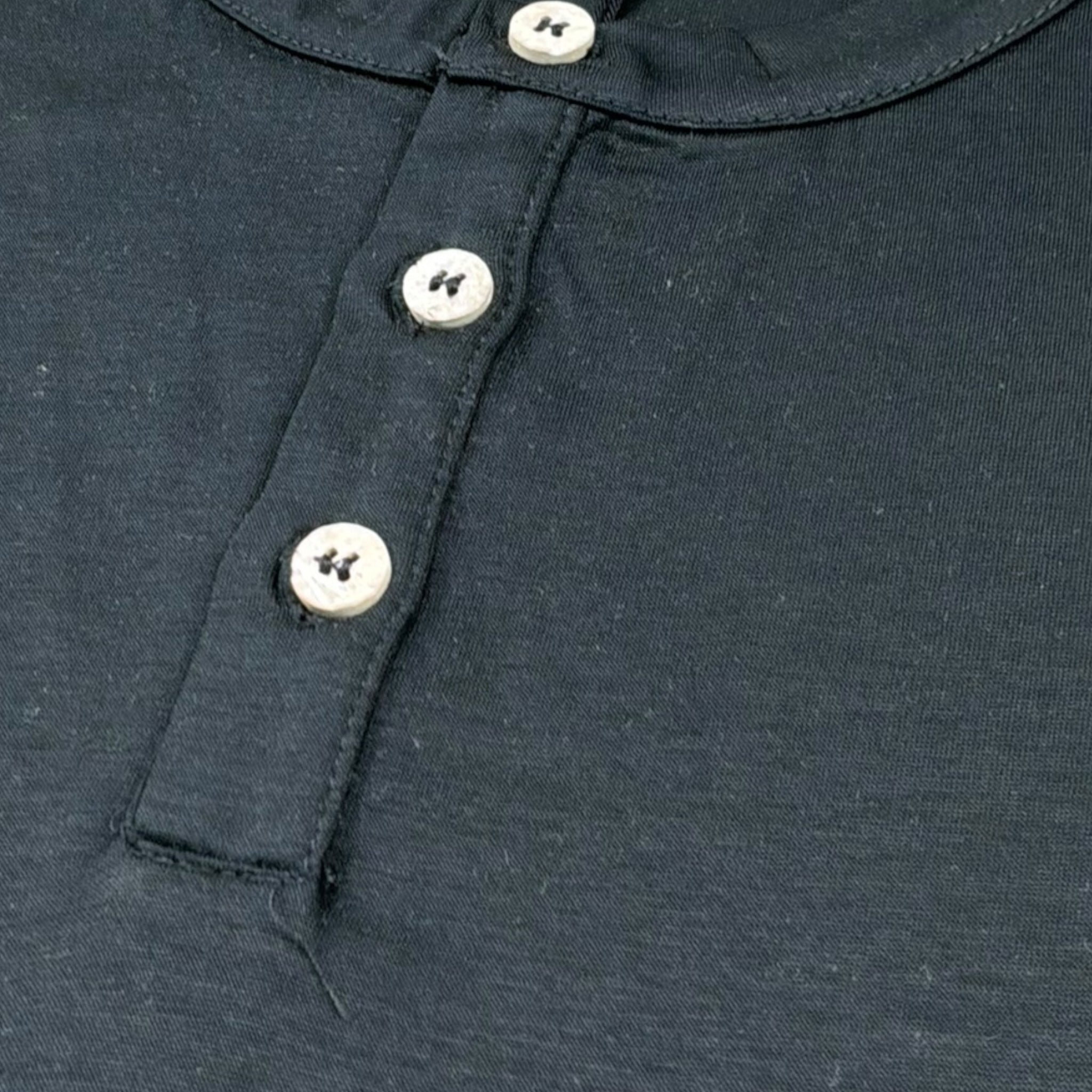 Make T-Shirt Tinta Unita con Bottoni per Bambino FD930J NERO MAKE 
