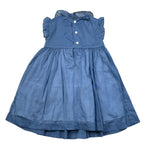 Malvi & Co Abito Giromanica tinta unita Blu per Neonata S24I104VEZ BLU MALVI & CO 