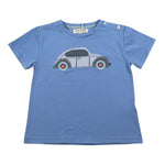 Malvi & Co T-Shirt tinta unita con Stampa Azzurro per Neonato S25B206CAJJ AZZURRO MALVI & CO 