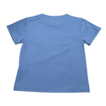 Malvi & Co T-Shirt tinta unita con Stampa Azzurro per Bambino S25B206CAJJJ AZZURRO MALVI & CO 