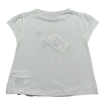 Malvi & Co T-Shirt Girocollo tinta unita Cn Applicazioni Bianco per Neonata S25M030CAJJ BIANCO MALVI & CO 