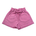 Malvi & Co Short tinta unita con Elastico In Vita Rosa per Bambina S25M032SHLC ROSA MALVI & CO 