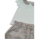 Malvi & Co Completo 2 Pezzi T-Shirt-Culotte Bianco per Neonata SCCI167CAJJ BIANCO MALVI & CO 