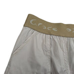 Manila Grace Gonna Tinta Unita con Elastico In Vita Logato per Bambina 307GMBS25 BEIGE MANILA GRACE 