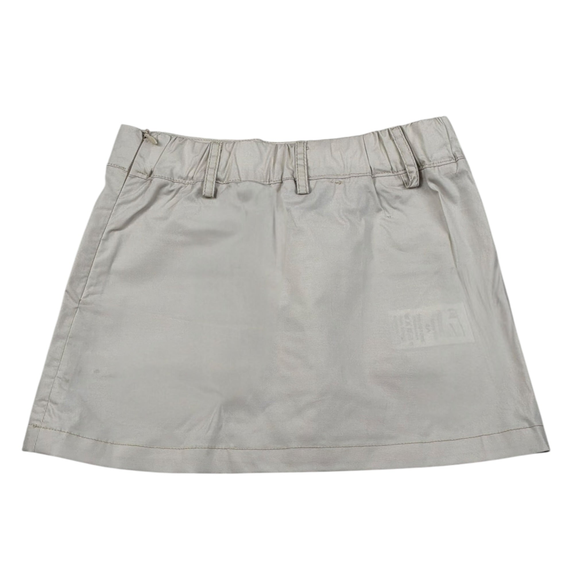 Manila Grace Gonna Tinta Unita con Tasconi per Bambina 312GMBS25X BEIGE MANILA GRACE 