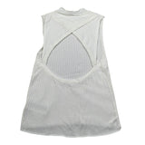 Manila Grace Canotta Tinta Unita con Scollo Posteriore per Bambina MG2677 BIANCO MANILA GRACE 