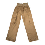 Manila Grace Pantalone Tinta Unita Modello Palazzo per Bambina MG2868 BEIGE MANILA GRACE 