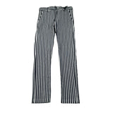 Manuel & Frank Pantalone Tinta Unita con Stampa A Righe per Bambino MF1192R BLU MANUEL & FRANK 