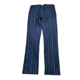 Manuel & Frank Pantalone Tinta Unita con Fantasia A Righe per Bambino MF1398R BLU MANUEL & FRANK 