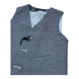 Manuel & Frank Gilet Tinta Unita per Bambino MF5105B AZZURRO MANUEL & FRANK 