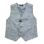 Manuel & Frank Gilet Tinta Unita per Bambino MF5157B AZZURRO MANUEL & FRANK 