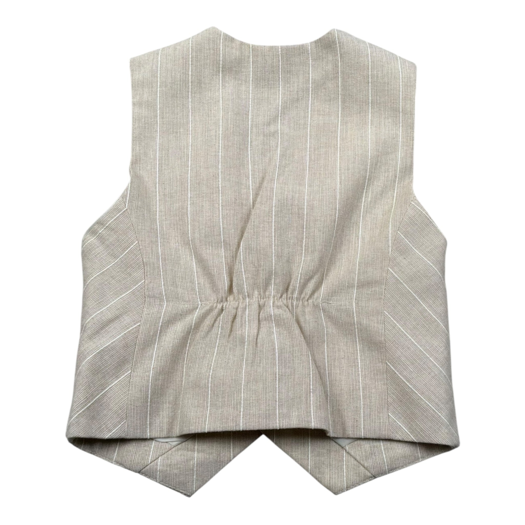 Manuel & Frank Gilet Tinta Unita con Fantasia per Bambino MF5194BX BEIGE MANUEL & FRANK 