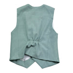 Manuel & Frank Gilet Tinta Unita per Bambino MF5296B VERDE MANUEL & FRANK 