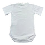 Manuel & Frank Body Mezza Manica Tinta Unita per Neonato MF7140I BIANCO MANUEL & FRANK 