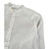 Manuel Ritz Camicia Manica Lunga Tinta Unita Collo Coreano per Bambino CMMR PANNA MANUEL RITZ 