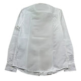 Manuel Ritz Camicia Manica Lunga Tinta Unita con Logo per Bambino MR0263 BIANCO MANUEL RITZ 