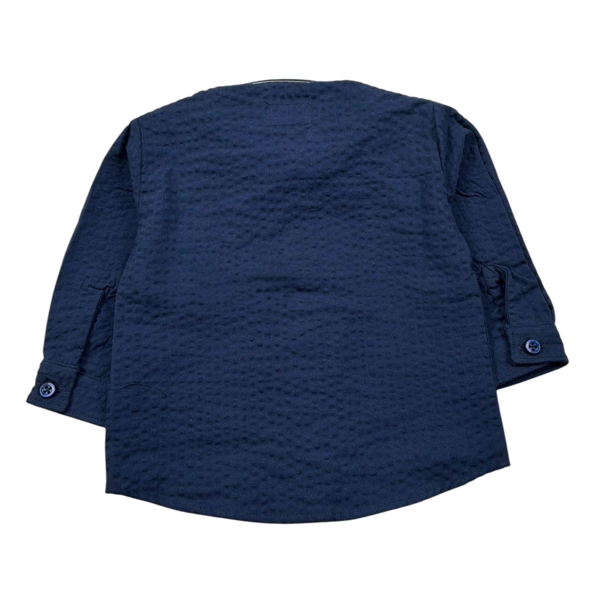 Manuel Ritz Camicia Manica Lunga tinta unita Blu per Neonato MR2503 BLU MANUEL RITZ 