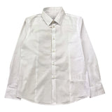 Manuel Ritz Camicia Manica Lunga Tinta Unita con Logo per Bambino MR2900 BIANCO MANUEL RITZ 