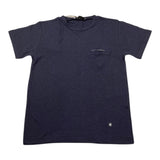 Manuel Ritz T-Shirt Girocollo Tinta Unita con Taschino per Bambino MR2939J BLU MANUEL RITZ 