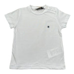 Manuel Ritz T-Shirt Girocollo Tinta Unita con Logo per Neonato MR3120NX BIANCO MANUEL RITZ 