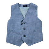 Manuell & Frank Giacca Tinta Unita per Bambino MF673NJ AZZURRO MANUELL & FRANK 