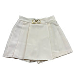 Marc Ellis Short Modello Gonna Tinta Unita per Bambina FCJSO01133X PANNA MARC ELLIS 