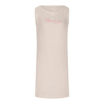Marc Ellis Abito tinta unita A Costine con Stampa Panna per Bambina JMJDR01168X PANNA MARC ELLIS 