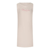 Marc Ellis Abito tinta unita A Costine con Stampa Panna per Bambina JMJDR01168X PANNA MARC ELLIS 