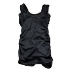 Marc Ellis Abito Tinta Unita con Arricciatura per Bambina JMJDR01206 NERO MARC ELLIS 