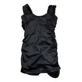 Marc Ellis Abito Tinta Unita con Arricciatura per Bambina JMJDR01206 NERO MARC ELLIS 